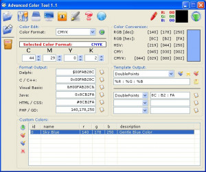 Advanced Color Tool - náhled