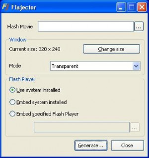 Flajector - náhled