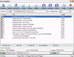 Focus Free CD Ripper - náhled