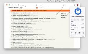Orion Browser - náhled