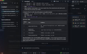 OpenCode Monitor - náhled
