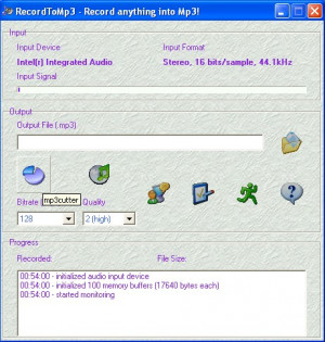 Record to Mp3 - náhled