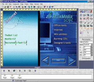 ArtixMedia Menu Studio - náhled