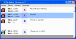 TODO editor - náhled