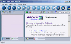 WebCopier - náhled