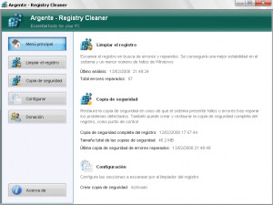 Argente - Registry Cleaner - náhled