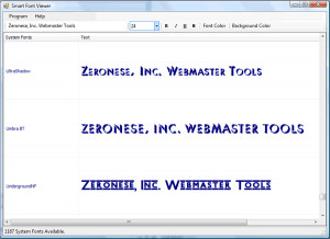 Free Font Viewer - náhled