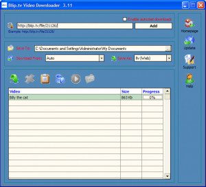 BlipTV Video Downloader - náhled
