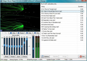Magic Music Player - náhled
