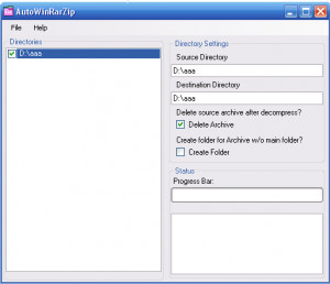 AutoWinRarZip - náhled