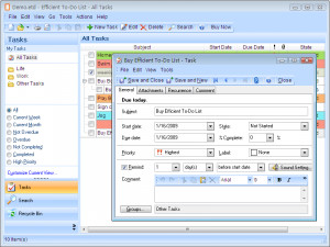 Efficient To-Do List Free - náhled