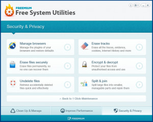 Free System Utilities - náhled
