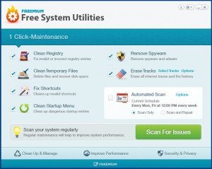 Free System Utilities - náhled