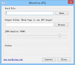 Word to JPG - náhled