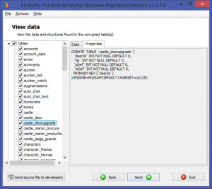 SQL Server Repair Toolbox  - náhled