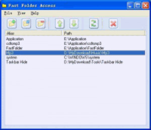 Fast Folder Access - náhled