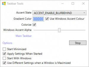 Taskbar Tools - náhled
