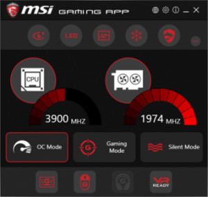 MSI Gaming App - náhled