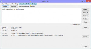 File Info - náhled