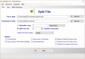 Split Byte - náhled