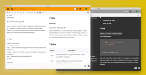 Znote editor - náhled