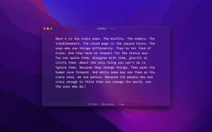 Plain Text Editor - náhled
