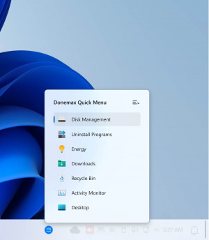 Donemax Quick Menu - náhled