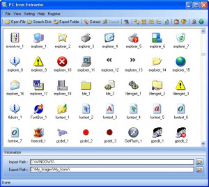 PC Icon Extractor - náhled