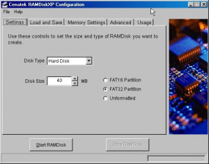 RAMDisk - náhled