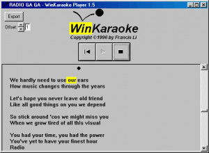 WinKaraoke Player - náhled