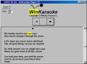WinKaraoke Player - náhled