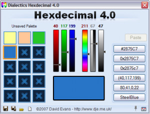 Hexdecimal - náhled