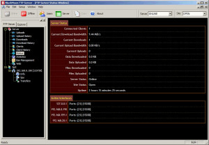 BlackMoon FTP Server - náhled