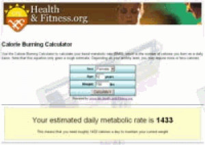 Calorie Burning Calculator - náhled
