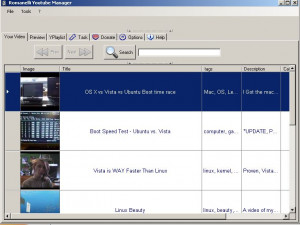 Youtube Manager - náhled