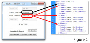 DGs CSV2XML - náhled