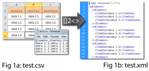 DGs CSV2XML - náhled
