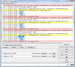 Log Viewer - náhled