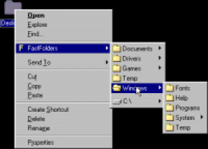 FastFolders - náhled