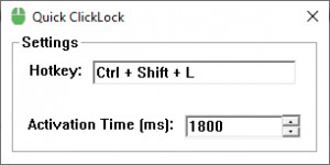 Quick ClickLock - náhled