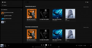 Spotify Electron - náhled