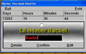 LifeMeter - náhled