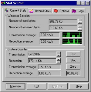 Stat 'n' Perf - náhled