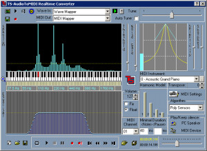 TS-AudioToMIDI - náhled