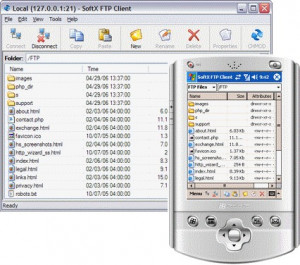 SoftX FTP Client - náhled