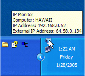Barefoot IP Monitor - náhled