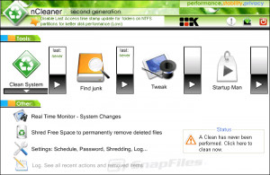 nCleaner - náhled