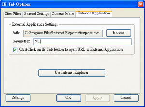 IE Tab for Firefox - náhled