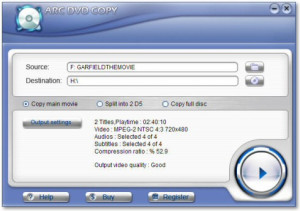 Arc DVD Copy - náhled