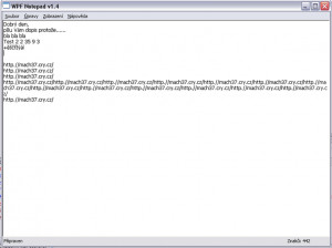 WPF Notepad - náhled